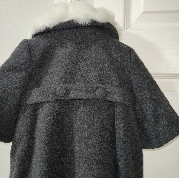 Helena Girl's Size 12 Mo. Dark Gray Wool - Like Set Dress & Coat NWT - Picture 13 of 16